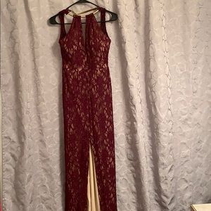 Floor length gown from Macy’s
